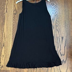 Bailey 44 - Black Cotton Dress with detail on the bottom. Small